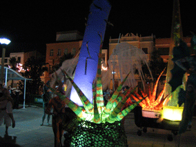 AUFBLASBARE SEEIGEL MIT WAGEN