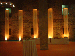 colonnes illuminees gonflables