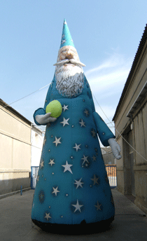 ZAUBERER AUFBLASBAR-7 M H&Ouml;HE 