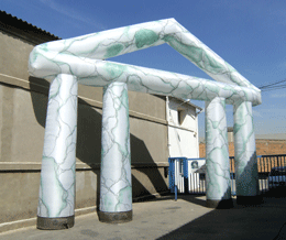 AUFBLASBARES PORTAL &ndash; 11 M H&Ouml;HE