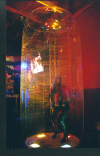 halbrundes aufblasbares schaufenster