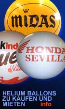 Helium Ballons zu kaufen und mieten