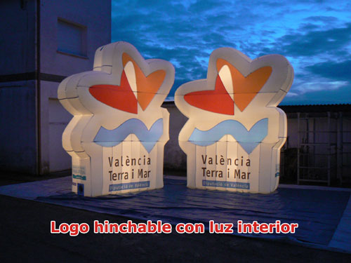 aufblasbare poster, werbung