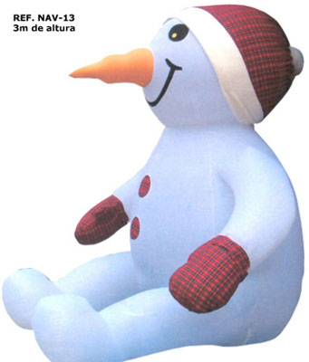 aufblasbare weihnachtsmann